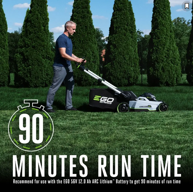 EGO POWER+ 21” Select Cut™ XP Lawn Mower with Speed IQ™ (12.0Ah Battery, 700W Charger)