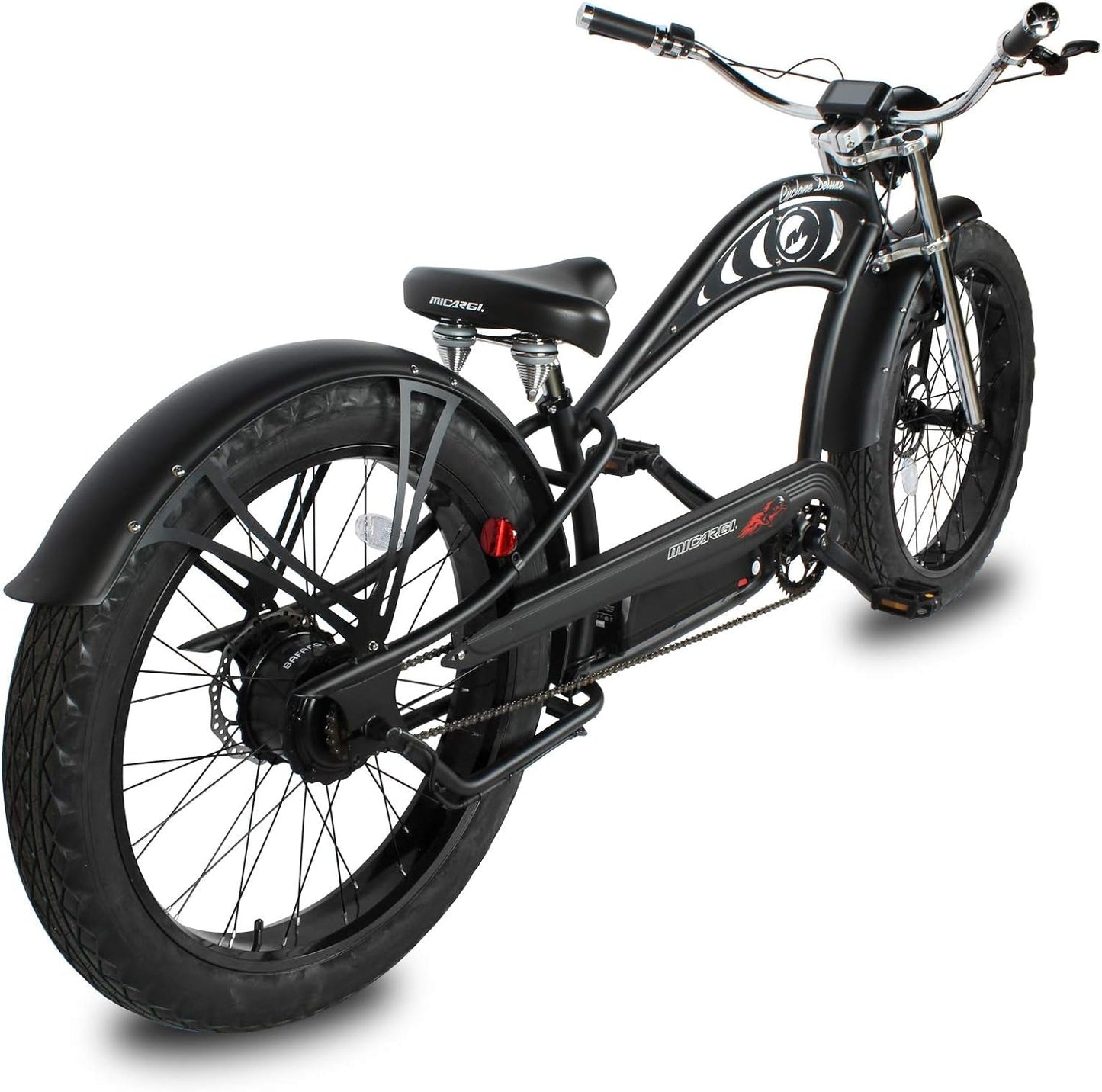 Cyclone Electric Cruiser Beach Bike Front Rear DISC Braking 26X4.0 Fat TIRE Bicycle