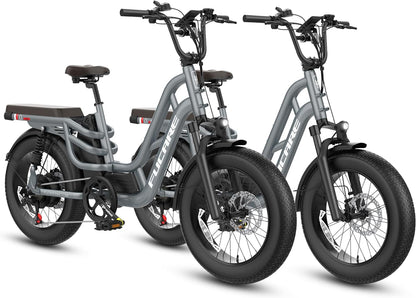 Libra 750W Electric Bike for Adults 32MPH 48V 20Ah LG Battery Ebike, Full Suspension Color Display 20"*4.0" All-Terrain Fat Tire 7 Speed Commuter Snow