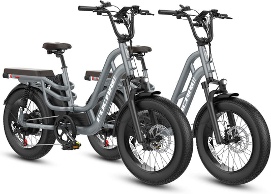 Libra 750W Electric Bike for Adults 32MPH 48V 20Ah LG Battery Ebike, Full Suspension Color Display 20"*4.0" All-Terrain Fat Tire 7 Speed Commuter Snow