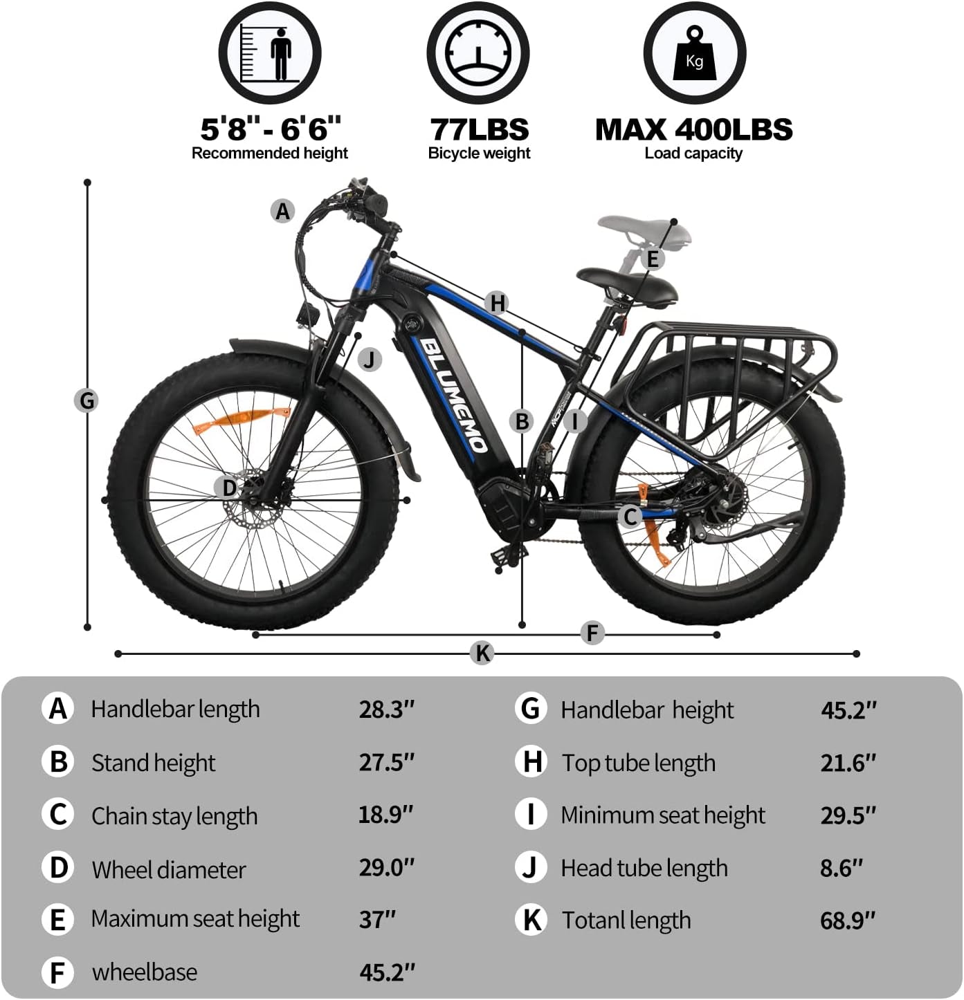 Electric Bike for Adults,Electric Bicycle 750W BAFABG Motor,Removable 48V 17.5Ah Battery 26" Fat Tires,32Mph Speed,7-Speed,Hydraulic Brake
