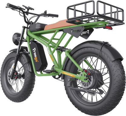 Electric Bike for Adults, 1400W/48V/20Ah/22.5Ah, 20X4.0 Fat Tires Ebike off Road Electric Bicycles with Removable Battery, 34MPH & 40 Miles E Bike