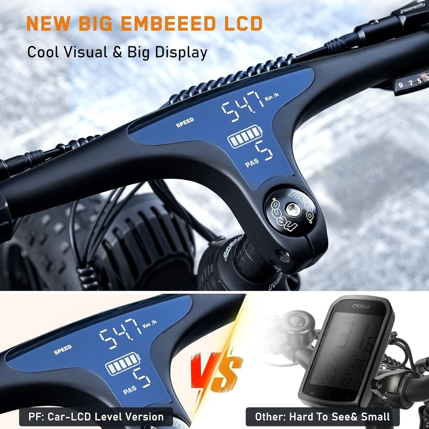 Electric Bike for Adults-20Ah Samsung Removable Battery 1000W Ebike 95NM Fat Tire Ebike 4.8“ Carbon Fiber Electric Mountain Bike with Oil Forks,The
