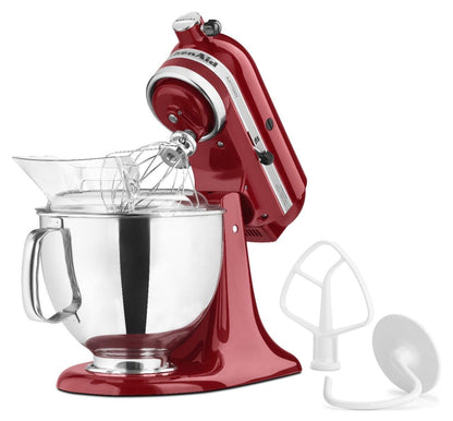 KitchenAid Artisan Series 5 Quart Tilt Head Stand Mixer, Metal, KSM150PS, Empire Red