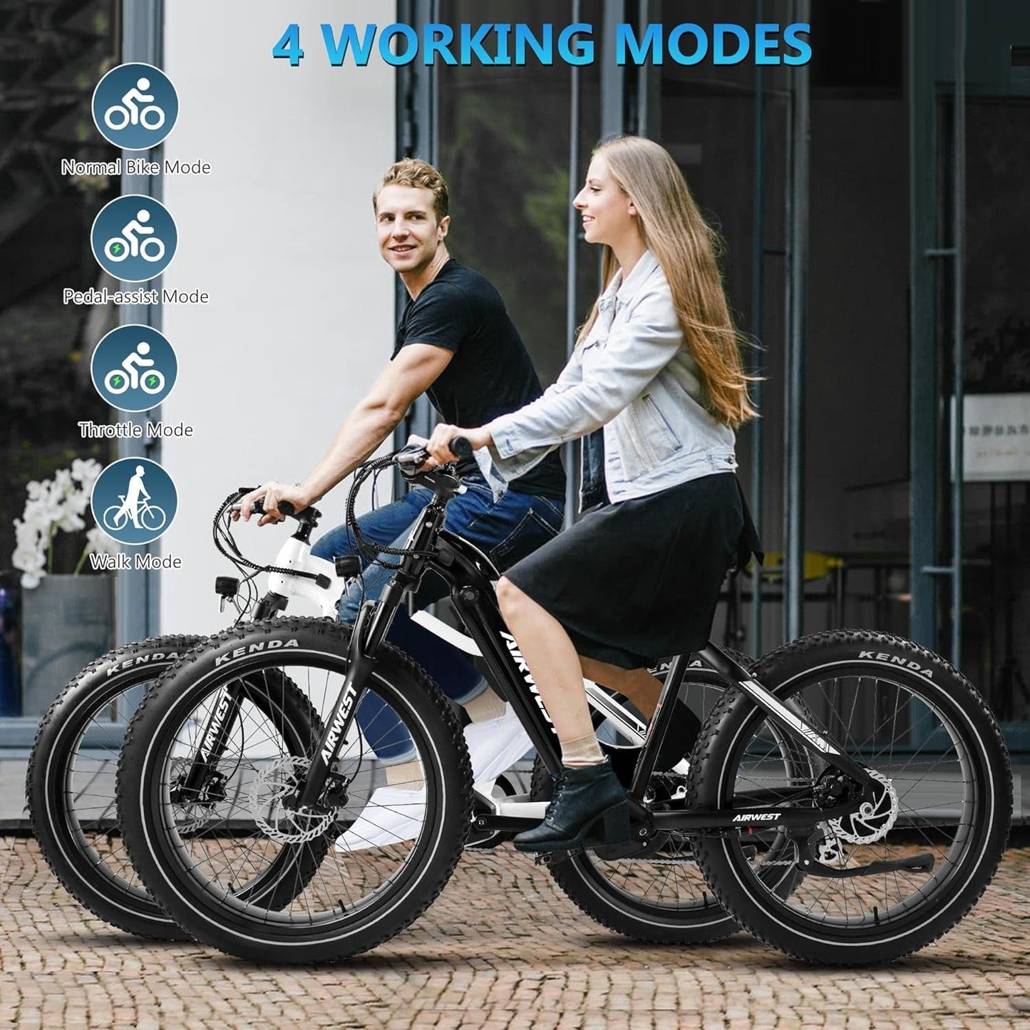 Electric Bike for Adults 750W Bafang Motor 28MPH Ebike with Removable 48V 15Ah LG Battery up to 50 Miles 26" Fat Tire Electric Mountain Bike Shimano 7