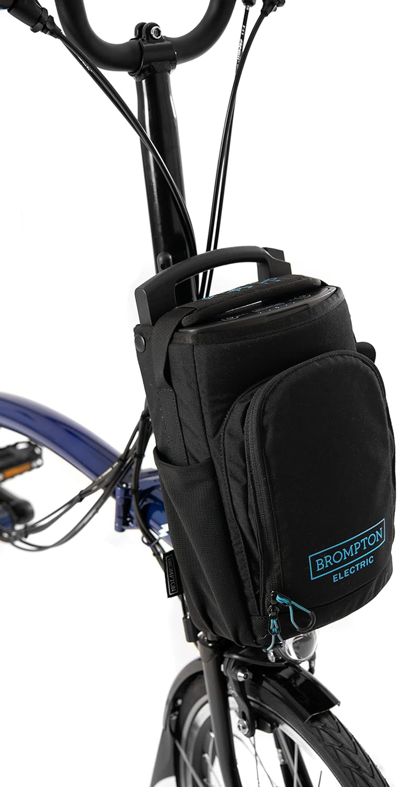 Electric C Line 6 Speed Folding Bike - Mid (Bolt Blue)