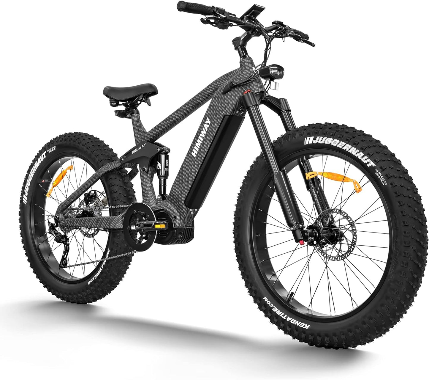 Cobra Pro 26"X4.8" Fat Tire Electric Bike 1000W, 80MI Long Range with Four-Bar Linkage Suspension, 400Lb Payload, 25MPH, 10 Speed System