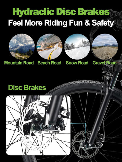 Electric Bike for Adults 750W Ebike 29" Bicicleta Electrica with 48V 13Ah/17.5Ah Waterproof Battery, Electric City Commuter Mountain Bike up to 32MPH