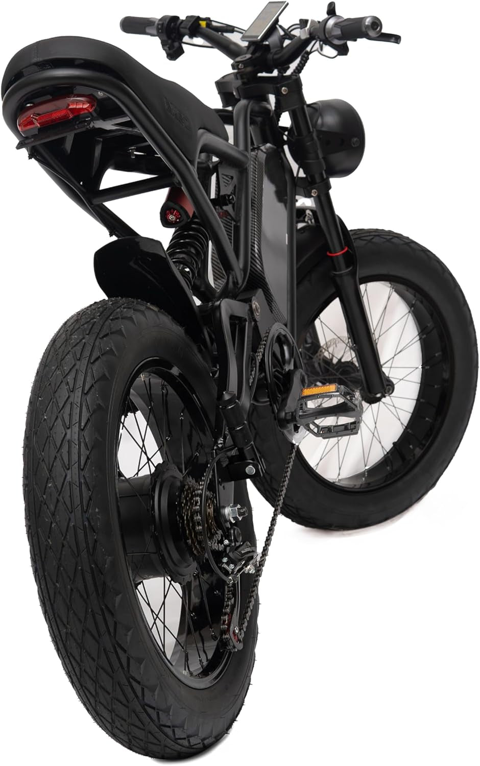 Black Raven - Full Suspension E-Bike. 48 Volt. 18 Ah. Full Twist Throttle.