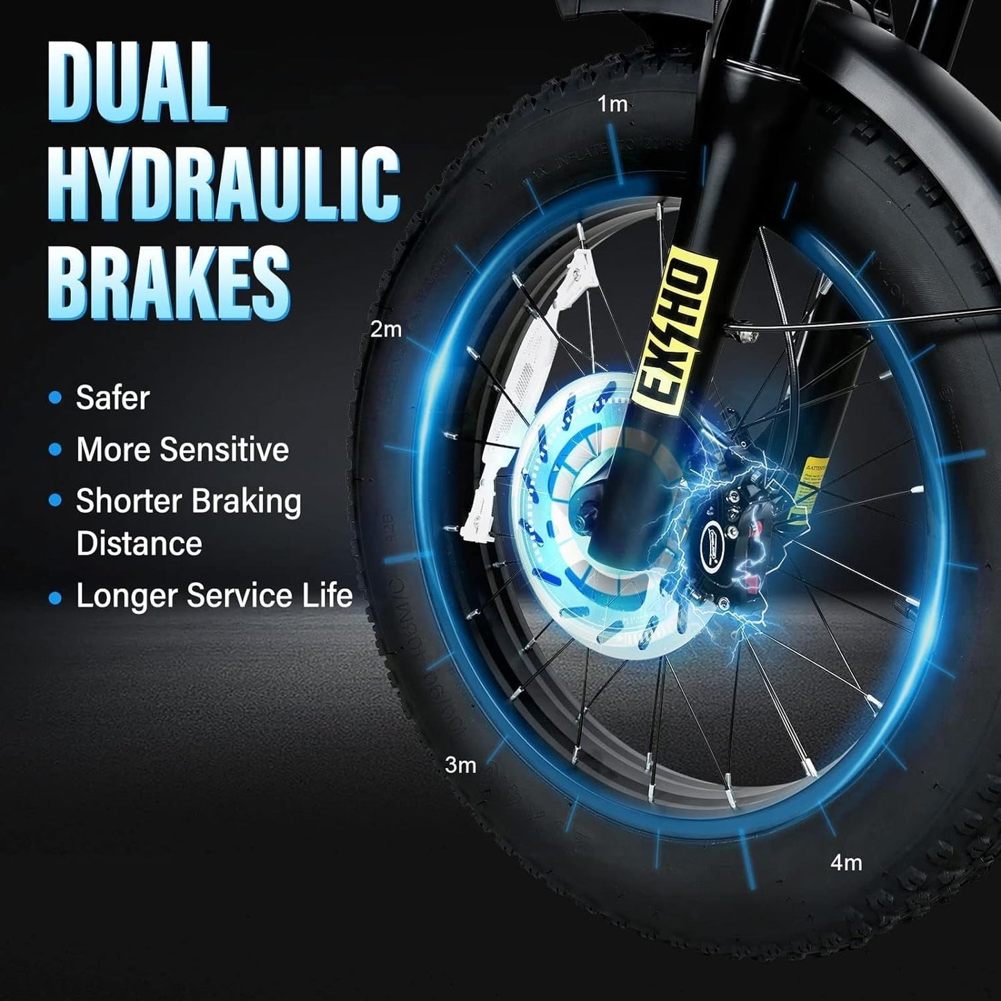 1000W/1200W/2000W Electric Bike,30/34/37Mph Electric Bike for Adults with 18Ah/36Ah Battery, 20 Inch Fat Tire Electric Dirt Bike with Full Suspension
