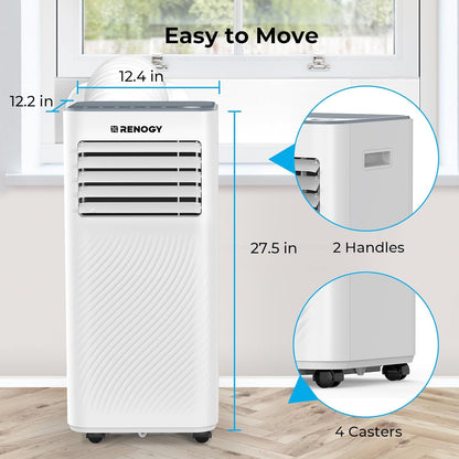 Renogy 8,000 BTU Portable Air Conditioners, WiFi Enabled, Remote Control, Cooling