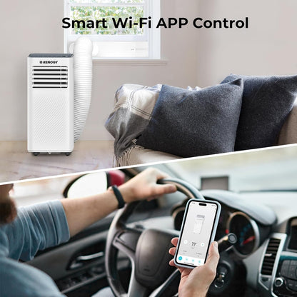 Renogy 8,000 BTU Portable Air Conditioners, WiFi Enabled, Remote Control, Cooling