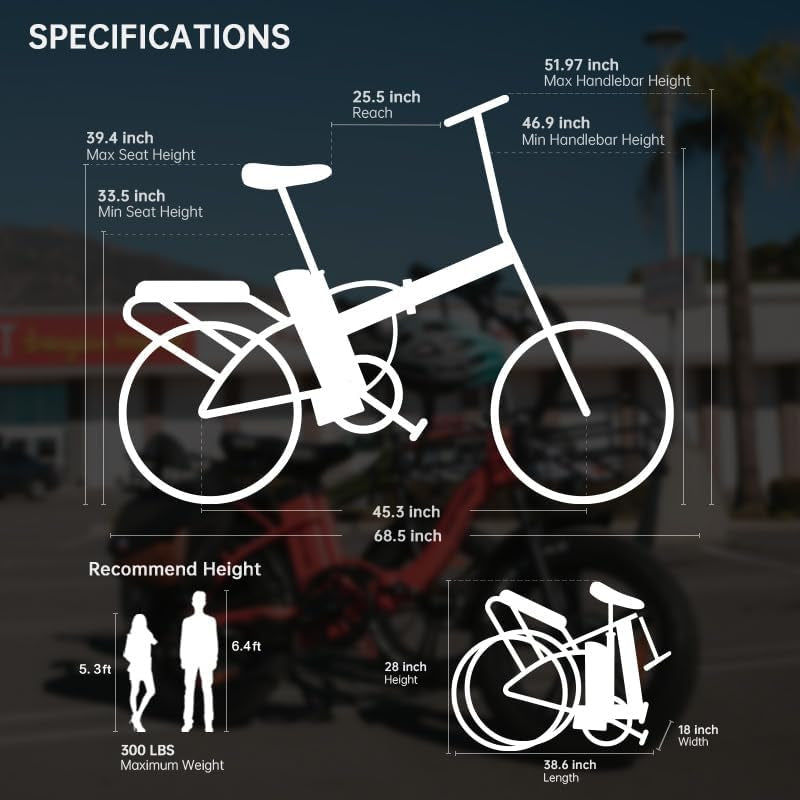 Rattan 750W Electric Bike for Adults 48V 13AH Removable Battery Foldable Electric Bikes LM/LF Pro Ebike 20" X 4.0 Fat Tire Electric Bicycles 2 Seater