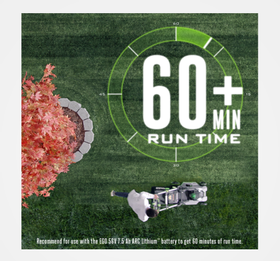 EGO 21" SELECT CUT SP Lawn Mower (G3 7.5Ah Battery, 550W Charger)