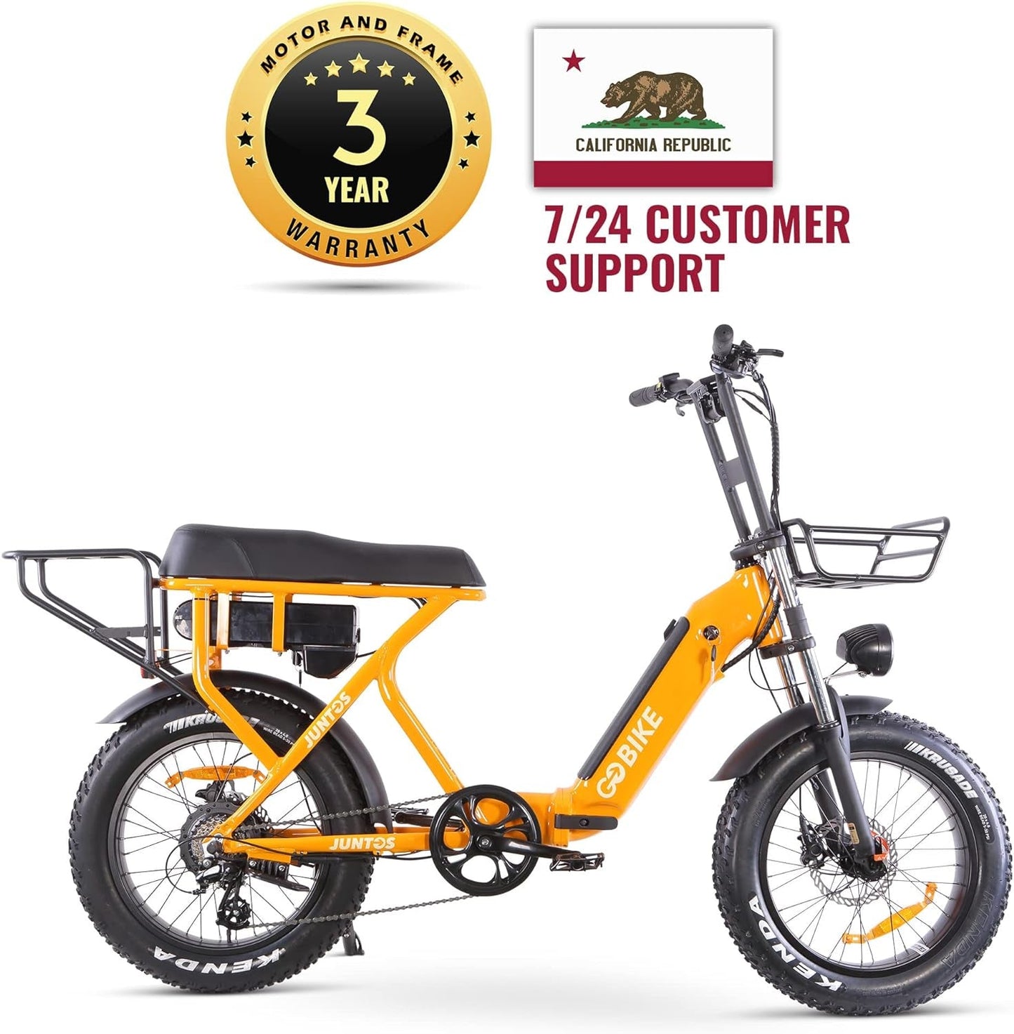 Electric Bike, Foldable Electric Bike for Adults, Moped Style 20"X4" Fat Tire Electric Bike, Dual Removable Battery, up to 110 Miles Long Range