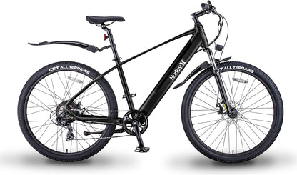 Electric Bikes Tailslide Mountain Bike E-Bike (Black, Medium / 17 Fits 5`6″-6`2″)