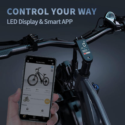 Spark X Electric Bike Fat Tires 26" X 4.0, Dirt Ebike 750W Hub Motor, 48V 20Ah Removable Internal Battery, up to 70 Miles, Max Speed 28 Mph, Electric