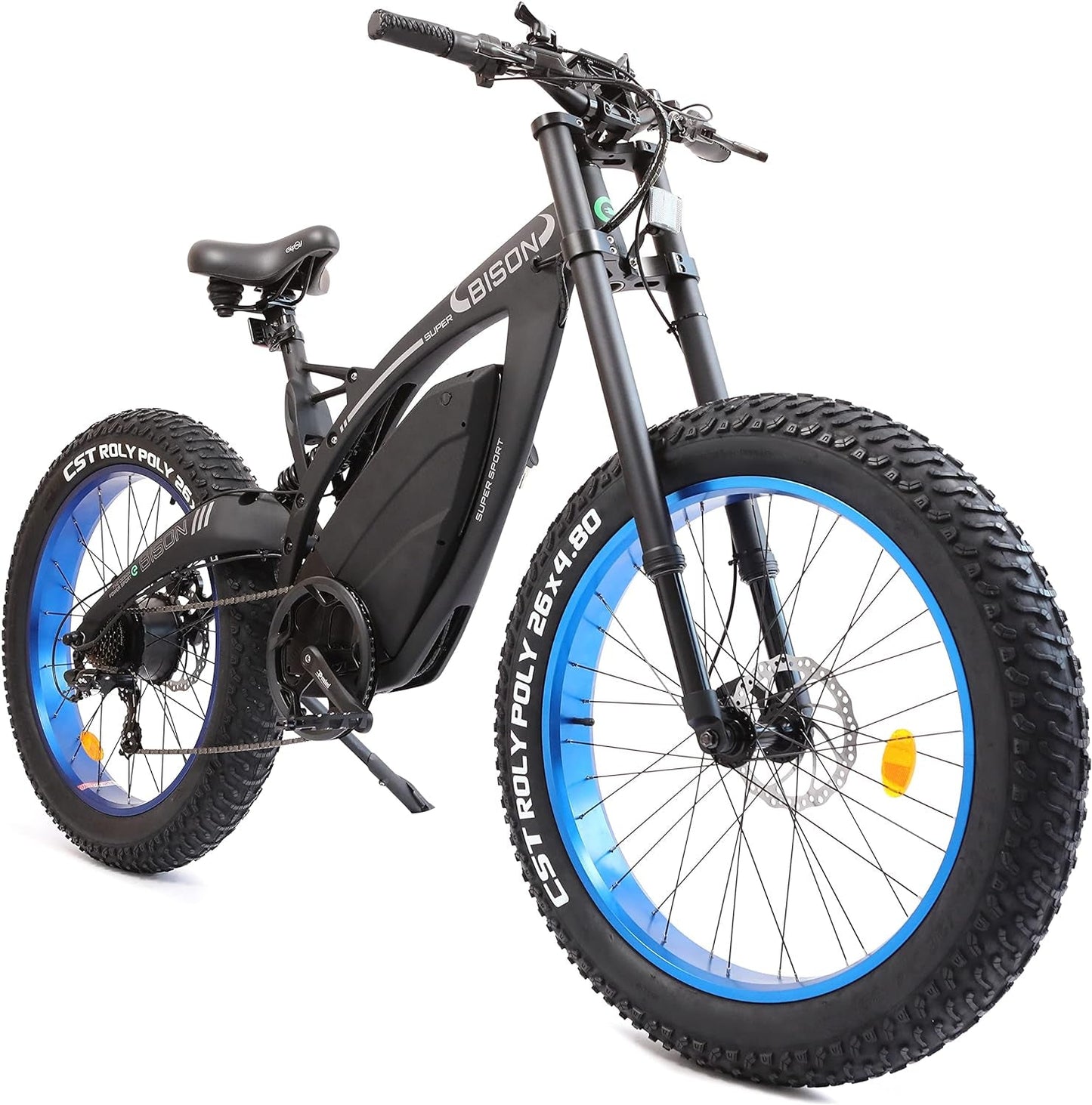 Powerful Electric Bike 1000W Motor 17.6AH/48V Battery 26" X 4.8" Fat Tire Ebike with Suspension Fork Aluminum Frame Mountain Bike Beach E-Bike Snow