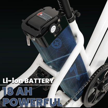 Electric Trike, 3 Wheel Motorized Bicycle with Big Wheels, Comfortable Three Wheel Tricycle for Adults, 750W Motor