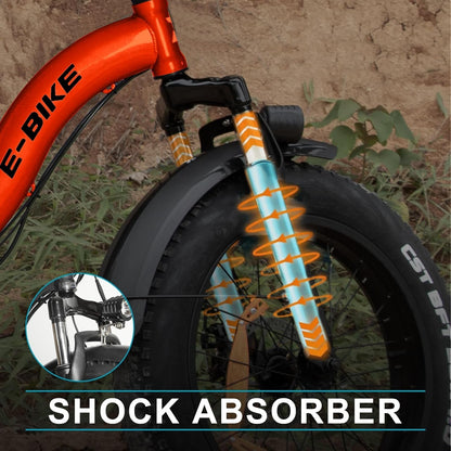 Electric Bike for Adults, 750W Long Range Foldable Ebike with One/Dual Removable Battery, 40-120 Mile/25-30Mph, 20" Fat Tire Electric Bicycle