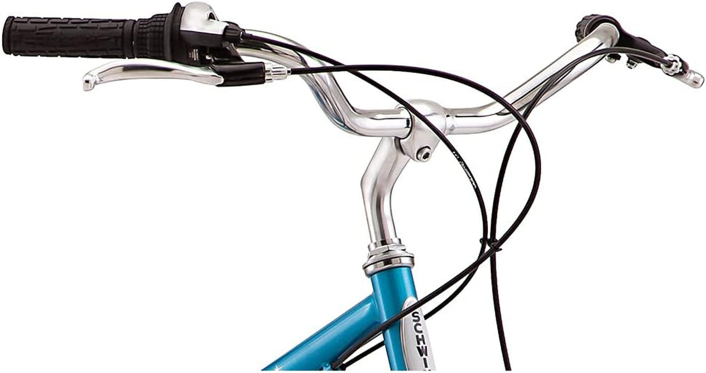Twinn Classic Tandem Adult Beach Cruiser Bike, Double Seater, Low-Step Medium/Large Frame, 7 or 21-Speed, 650C Wheels