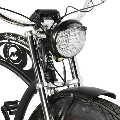 Cyclone Electric Cruiser Beach Bike Front Rear DISC Braking 26X4.0 Fat TIRE Bicycle