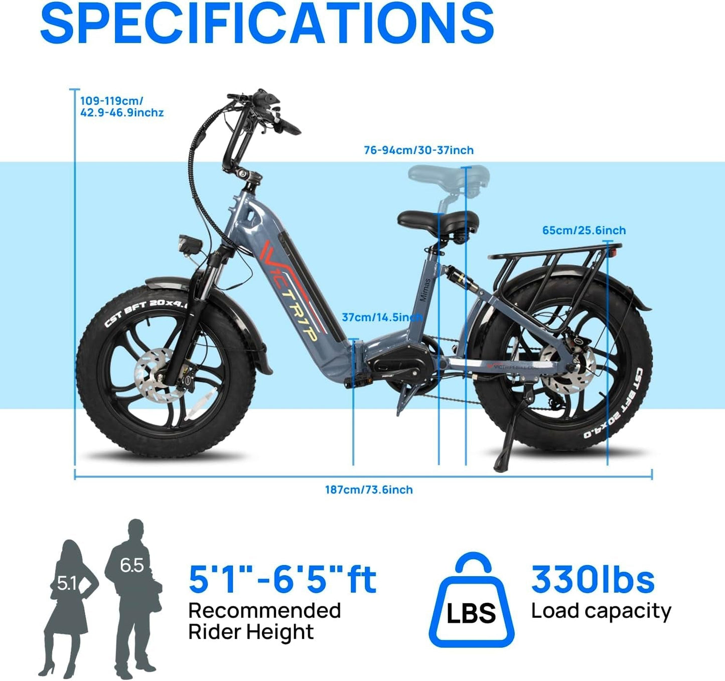 750W Electric Bike for Adults 20Ah LG Cell Battery Full Suspension 30Mph 20" X4.0 Fat Tire Ebike Cruise Control 7-Speed Commuter Bicycle