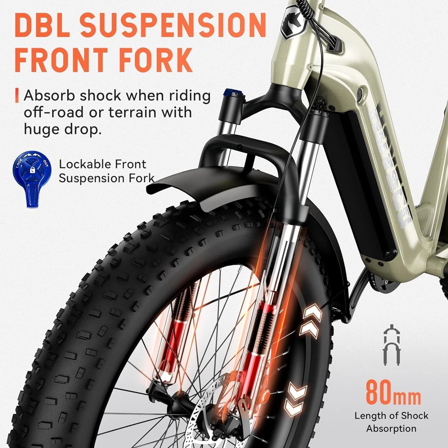 Electric Bike, 26"X 4" Fat Tire Ebike for Adults, 750W Motor Torque Sensor Mountain Bike 28Mph, 48V 20Ah Removable Battery 80Miles Adult Electric