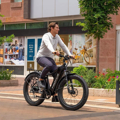 Explorer Electric Bike for Adult 750W City Commuting Electric Bicycle up to 62 Miles,20Ah Removeable Battery,Shimano 8-Speed and Hydraulic Disc