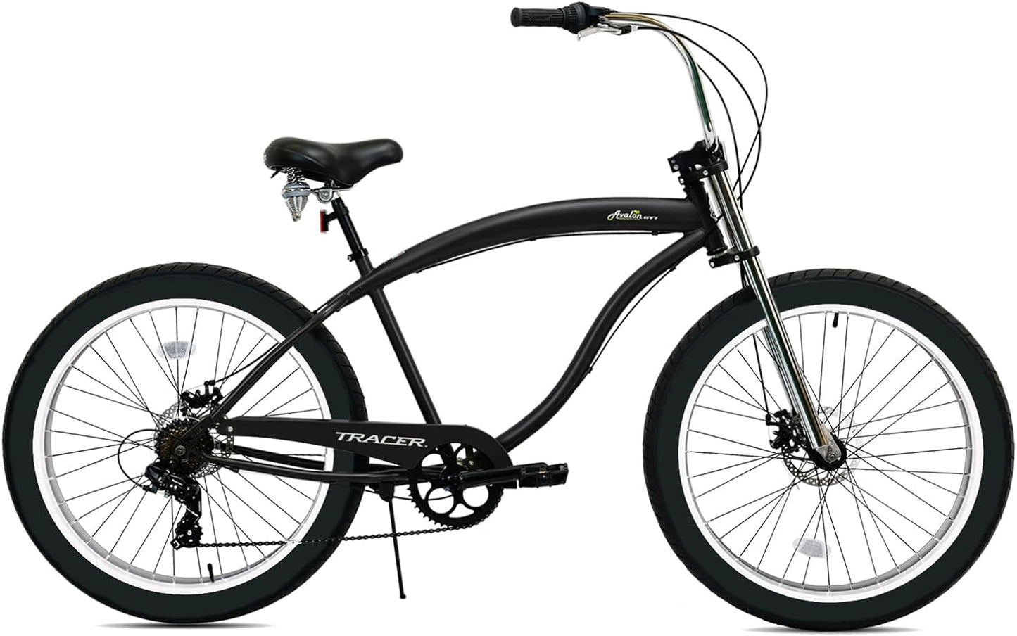 Avalon Beach Cruiser Bike for Adults, 26/29 Inch Wheels, 3.0/4.0 Fat Tire,1/7 Speed, Complete Cruiser Bike.