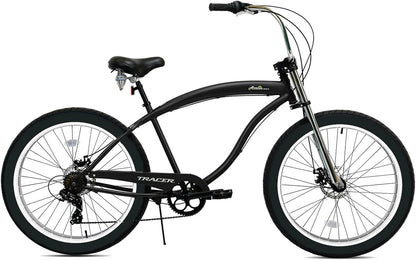 Avalon Beach Cruiser Bike for Adults, 26/29 Inch Wheels, 3.0/4.0 Fat Tire,1/7 Speed, Complete Cruiser Bike.