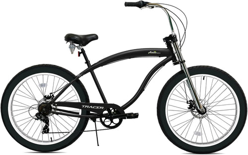 Avalon Beach Cruiser Bike for Adults, 26/29 Inch Wheels, 3.0/4.0 Fat Tire,1/7 Speed, Complete Cruiser Bike.