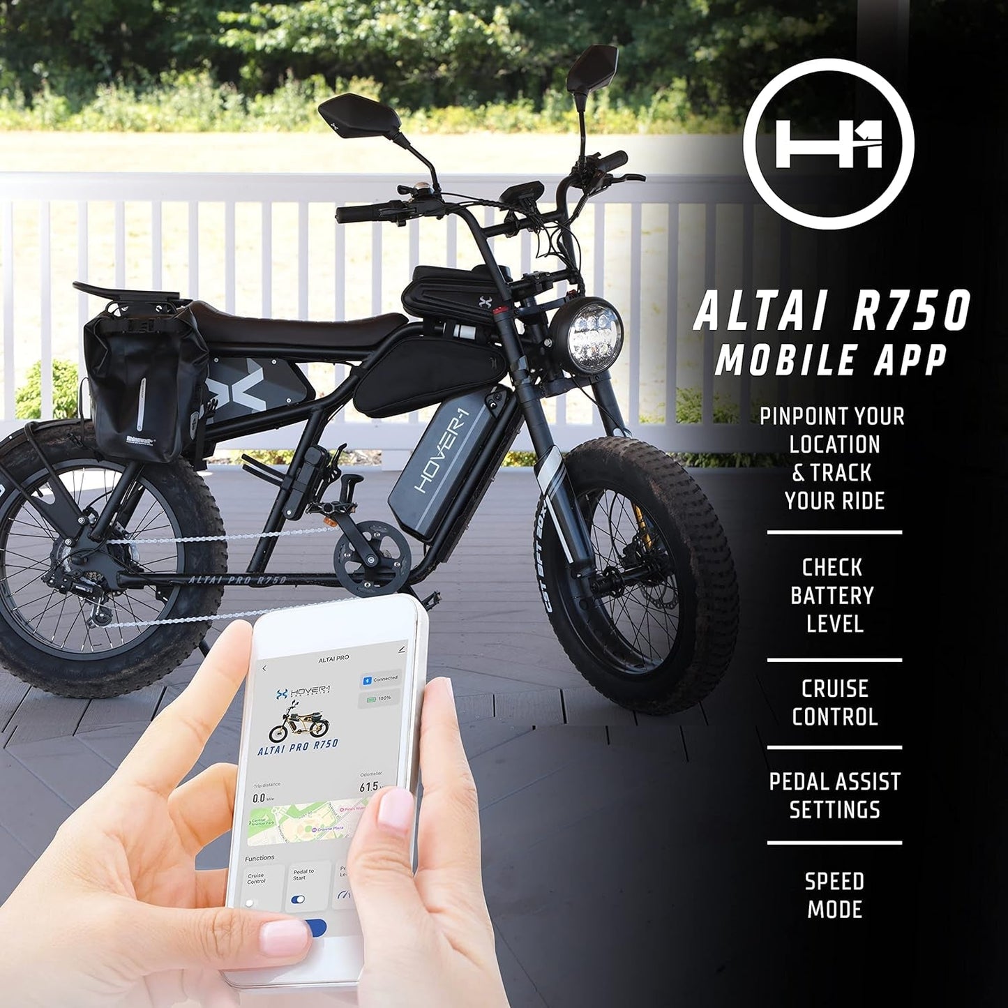 Pro Series Altai R500/R750 Electric Bicycle with 28 Mph Max Speed, 500W Motor/750W