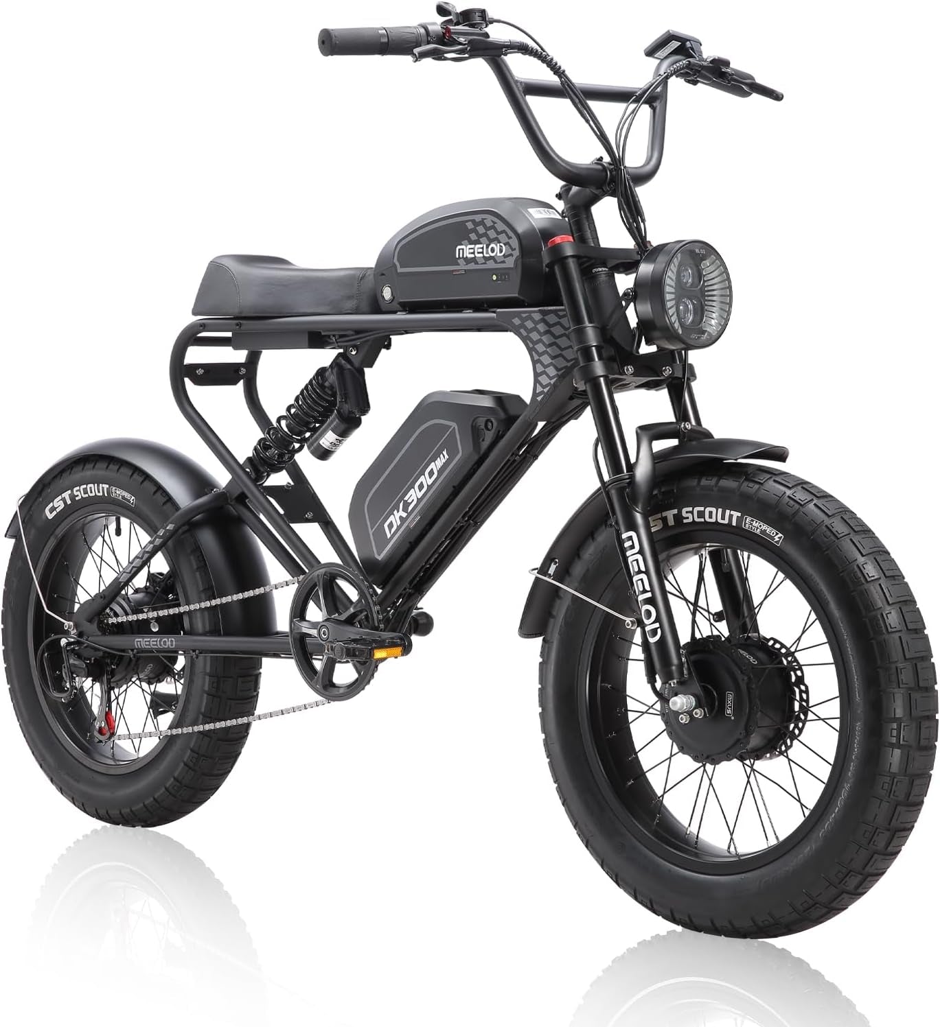 Ebikes for Adults Fat Tire Ebike 2400W/1200W Dual Motor/Single Motor Equipped with 48V/40Ah or 48V/30Ah Dual Lithium Battery, Pure Electric up to 35