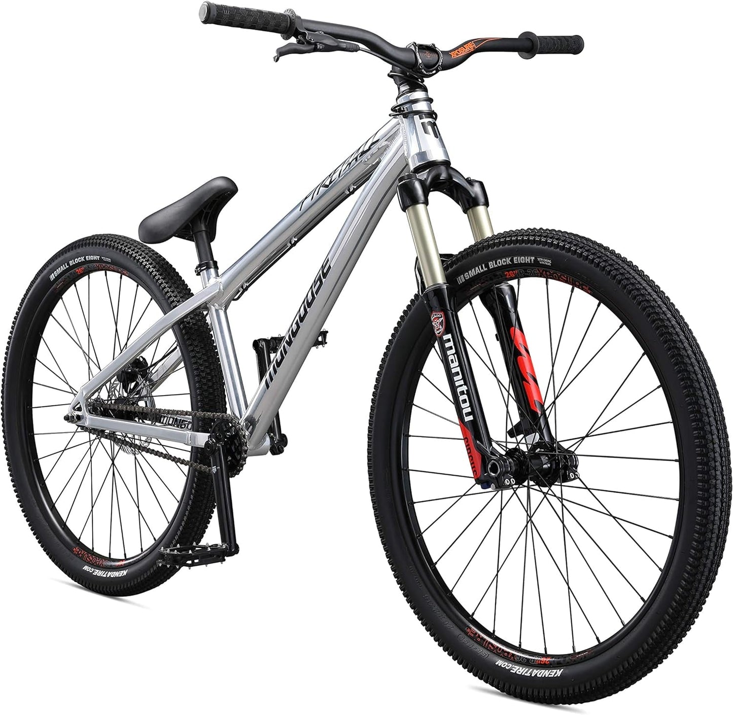 Fireball Dirt Jump Mens and Womens Mountain Bike, 26-Inch Wheels, Mechanical Brakes, T1 Aluminum Frame