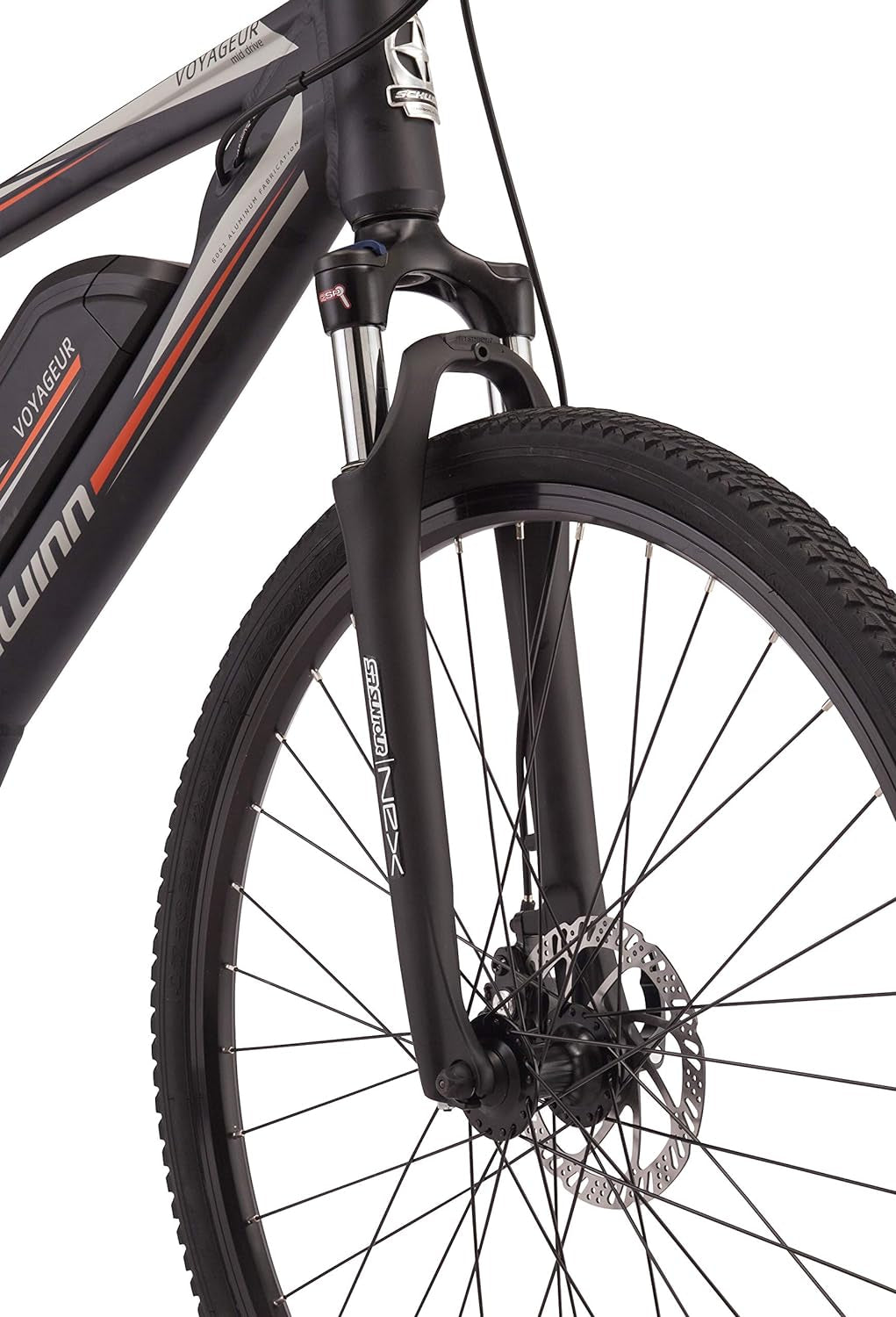 Voyageur Electric Bike, Mid-Drive, Large Step-Through Frame, Dark Blue