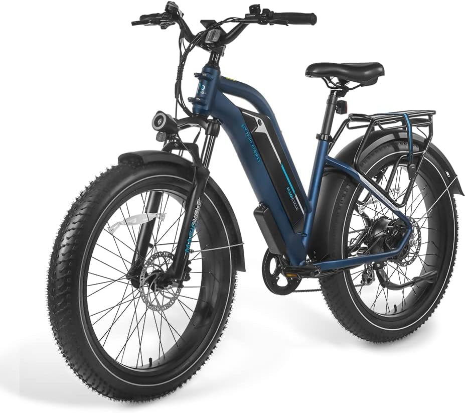 Cruiser/Cruiser Pro 26'' Fat Tire Electric Bike for Adults 750W Electric Bike 15Ah/20Ah Large Battery 52V E Bike 7-Speed up to 28 Mph UL Certified