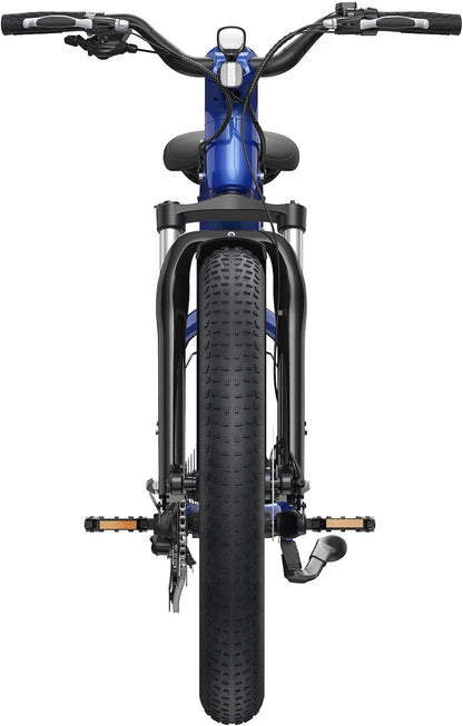 Ranger 4" Fat Tire E-Bike 330Lb Capacity BAFANG Rear Hub Motor 48V 750W Shimano 8-Speed Gears 45 Mile Range Custom LED Light Bar LCD Touchscreen