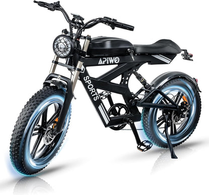 Electric Bike for Adults,1000W Electric Dirt Bike,20" X4.0 Fat Tire Mountain Ebike,48V 20AH Commuter Electric Bicycle,Up to 31Mph,Ship from US