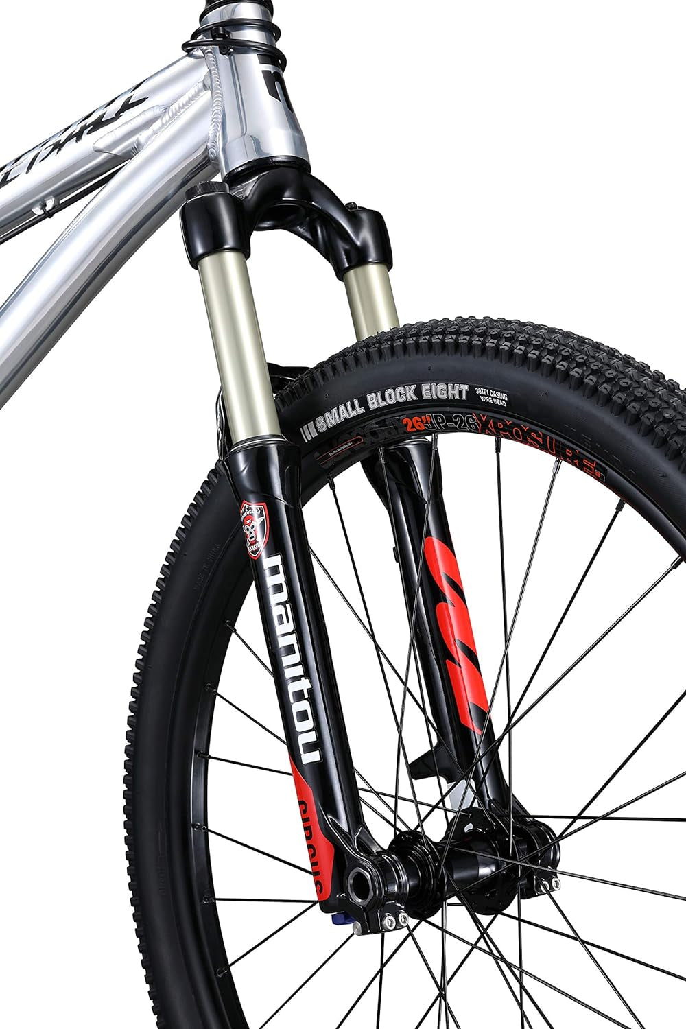 Fireball Dirt Jump Mens and Womens Mountain Bike, 26-Inch Wheels, Mechanical Brakes, T1 Aluminum Frame