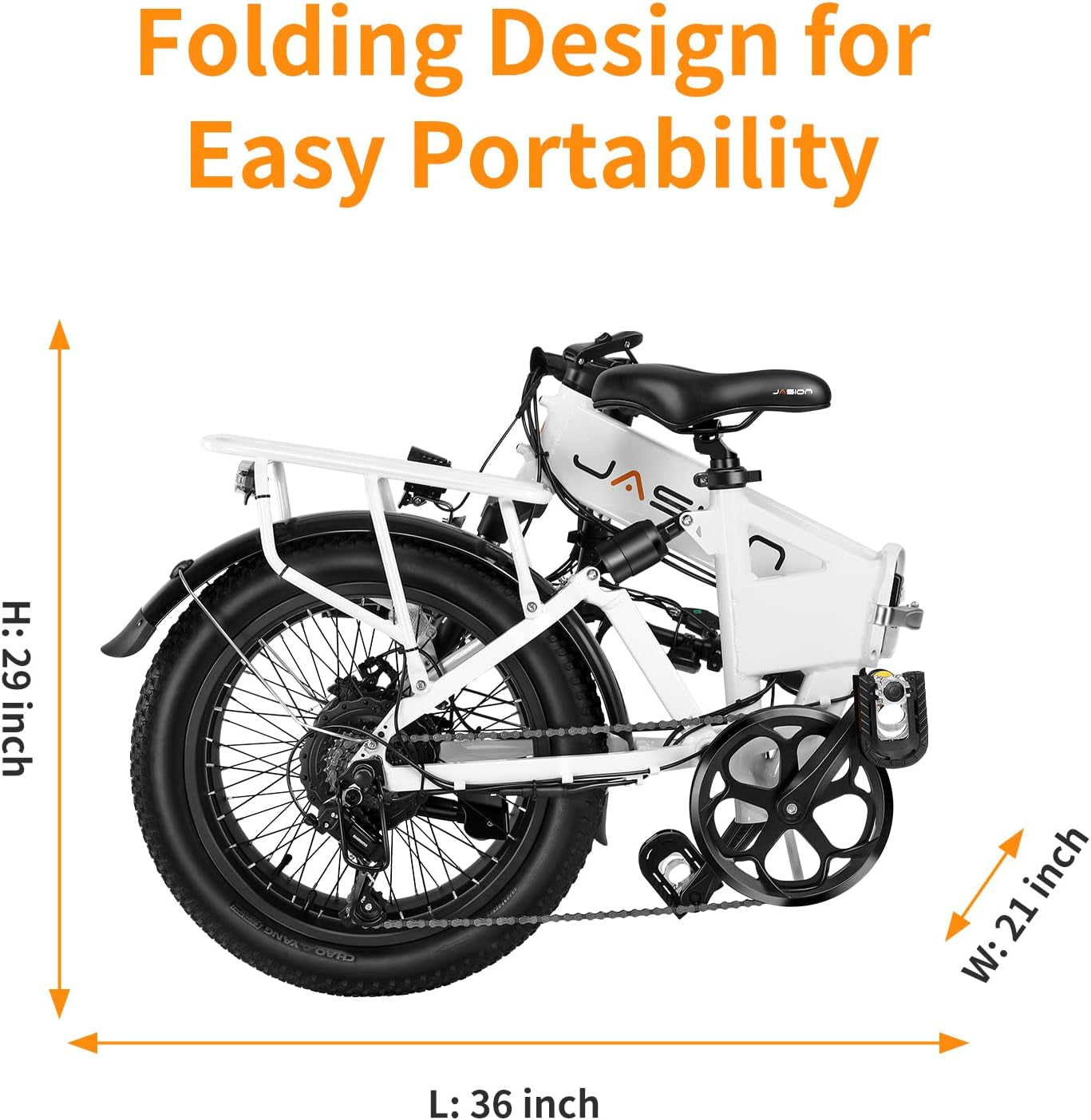 EB7 2.0 Electric Bike for Adults, 850W Peak Motor 28MPH Max Speed Folding Ebike, 48V 10AH Removable Battery, 20" Fat Tire with Dual Suapension,