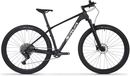 Carbon Fiber Mountain Bike, Dual Disc Brake Axle Thru Adventure Mountain Bike with Shimano CUES U6000 11 Speed Shift Groupset, 27.5/29 Inch MTB