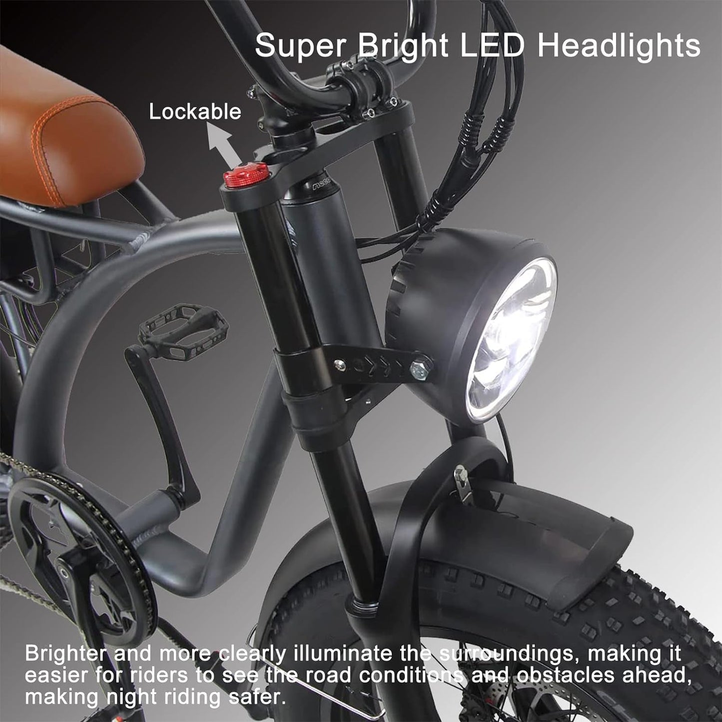 SMLRO E5 plus Electric Bike for Adults 20" X 4.0 Fat Tire with 2000W Dual Brushless Motor, 45 KM 30MPH Shimano 7 Speed MTB, 48V 18Ah Removable