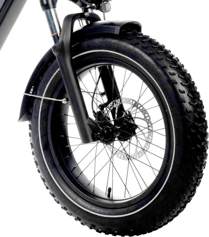 Ocelot/Ocelot Pro Step Thru 20" Electric Bike for Adults 750W 52V E Bike 15Ah/20Ah Long Range Electric Bike Max 28 Mph 7 Speeds