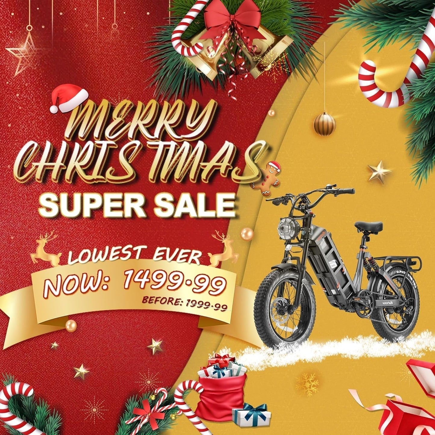 Juliet Electric Bike for Adults,1000W 60AH Electric Bike 20 "Fat Tire Long Range Full Suspension Color Display Mountain Bike for Longer Trip Commute