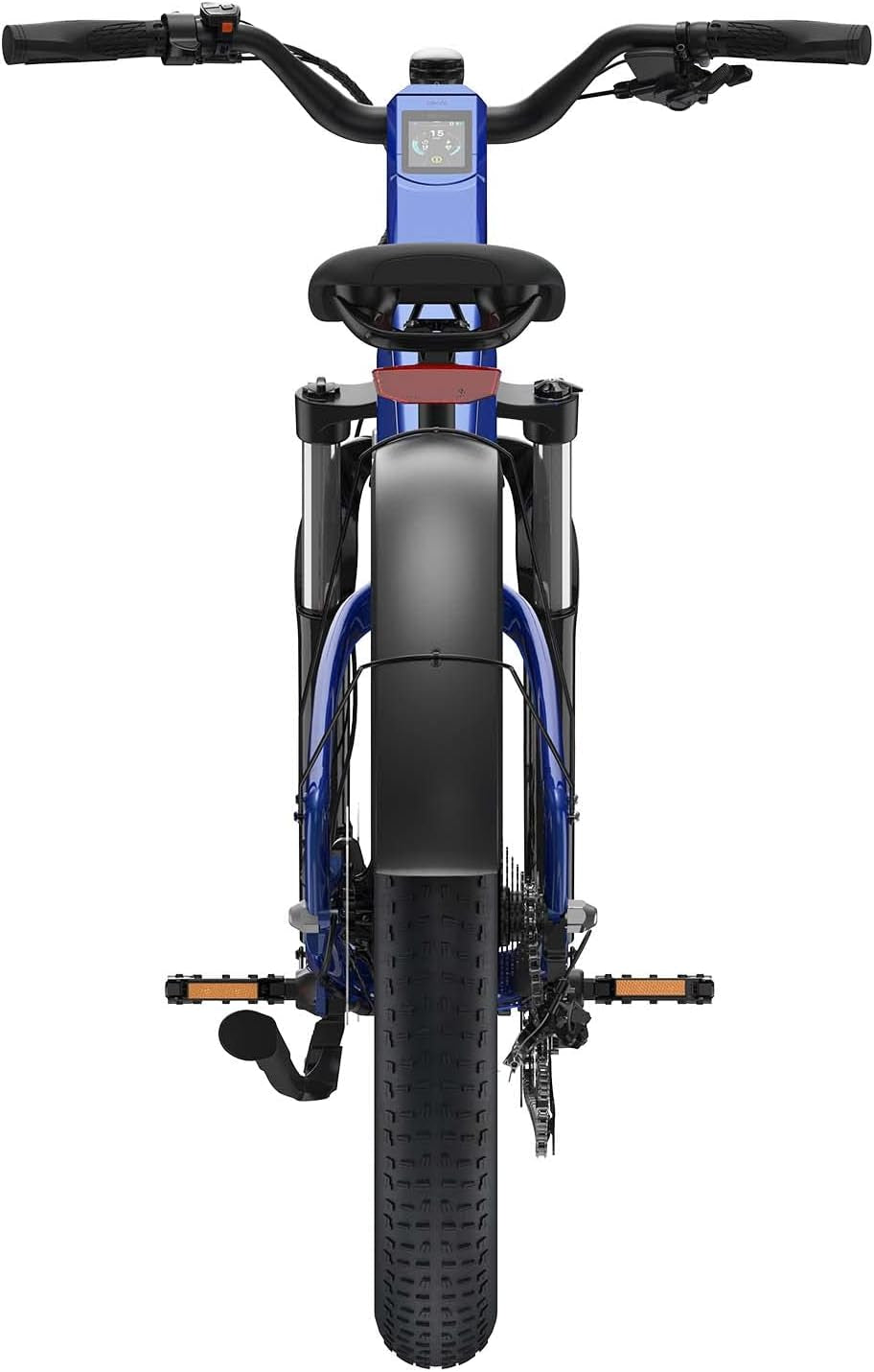 Ranger 4" Fat Tire E-Bike 330Lb Capacity BAFANG Rear Hub Motor 48V 750W Shimano 8-Speed Gears 45 Mile Range Custom LED Light Bar LCD Touchscreen
