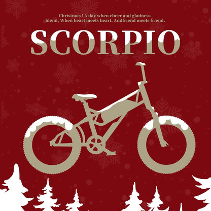 Scorpio Electric Bike Full Suspension 750W (Peak 1200W) 33Mph 48V 20Ah (960WH) LG Battery 20"X4.0" All-Terrain Fat Tire Ebikes for Adults Mountain