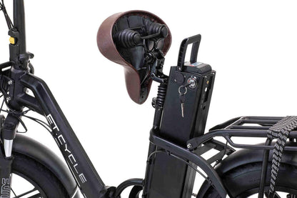 F1000 Foldable Electric Bike 20" Fat Tire E-Bike 750W Das-Kit Motor 20MPH 1008Wh 48V 21AH Removable Large Battery LCD Display Hydraulic Disc Brake 8