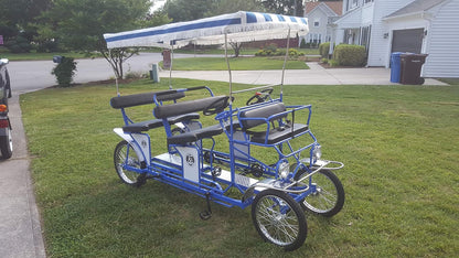 Surrey Bike Double Bench Blue