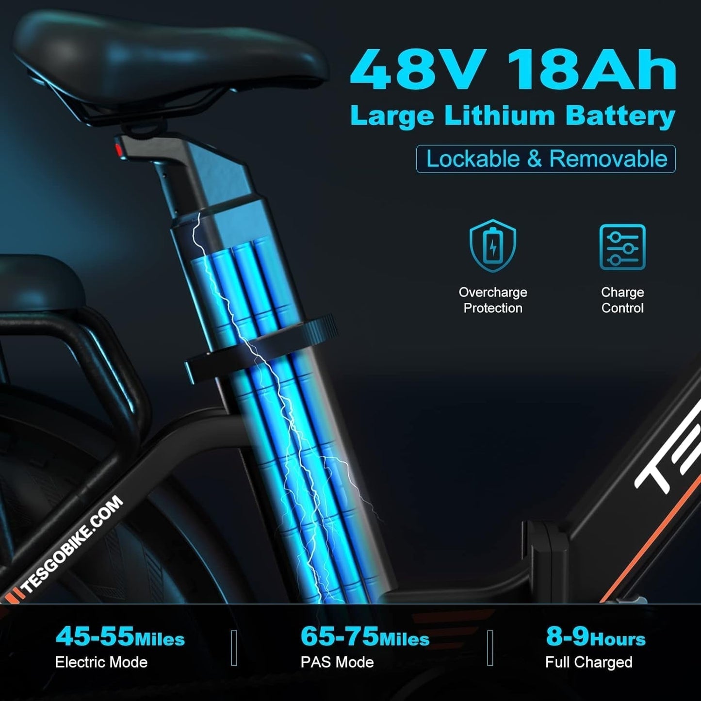 Electric Folding Bike, 750W Electric Bike for Adults 48V 18Ah LG Removable Battery Ebike with Hydraulic Brake Color Display 20"*4.0" All-Terrain Fat
